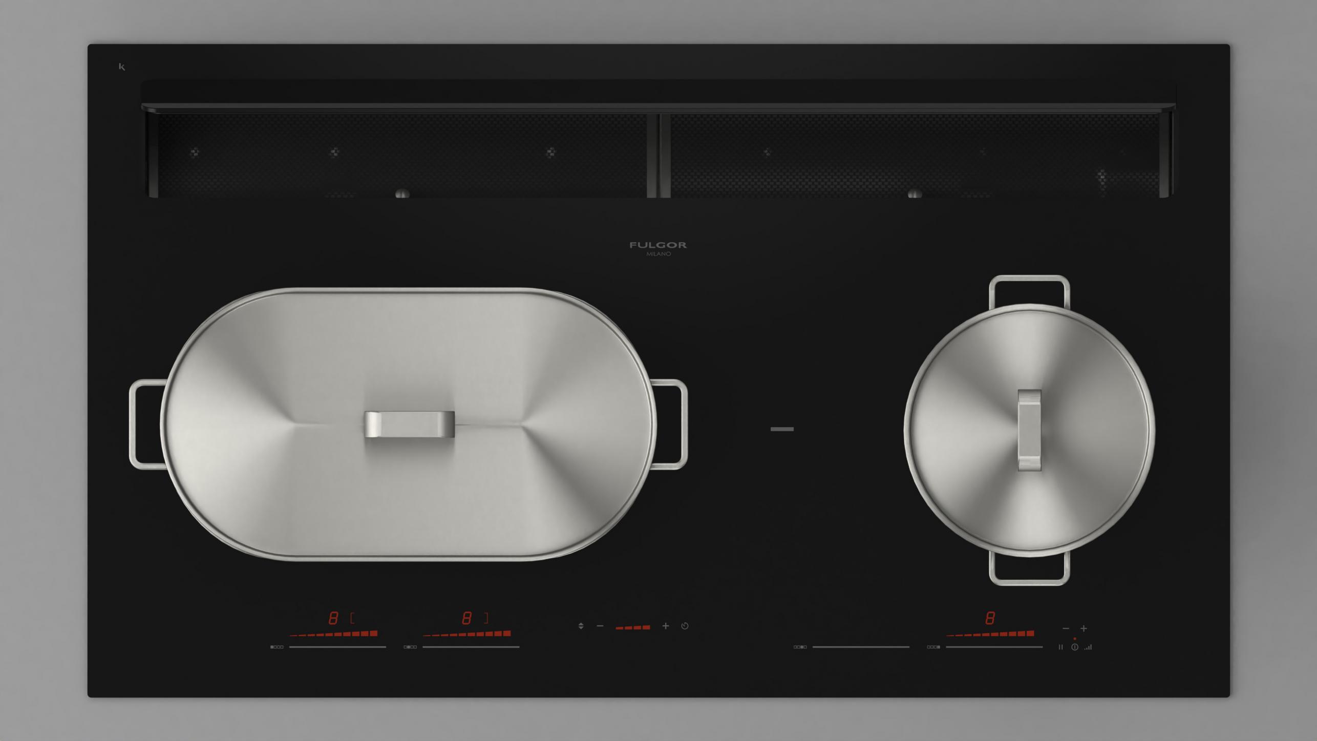 INDUCTION HOB WITH REAR VENTING | Fulgor Milano